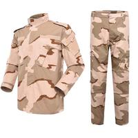 Military uniform ACU three colors desert camouflage TC 65/35 210GSM for Middle-East country MFXX02