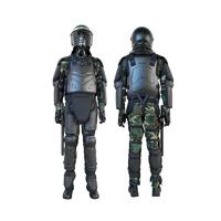 POLICE USE SAFETY PROTECTIVE BLACK COLOR ANTI-RIOT SUIT-FBF-01