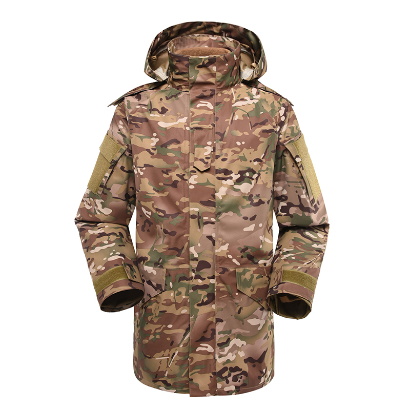 Multicam military winter fleece jacket for soldier MJ01