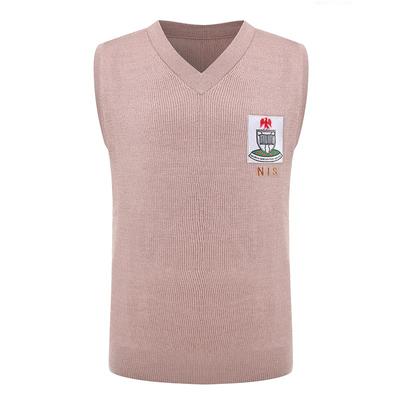 Military khaki color sleeveless V neck design Nigeria Immigration Service NIS sweater