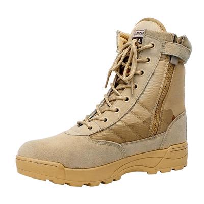 Desert camo suede leather oxford military boots for men hiking boots men's boots army MB08