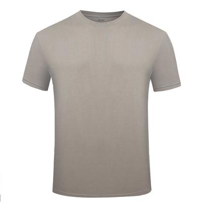 Army grey color OEM available factory price short sleeves cotton material T shirt