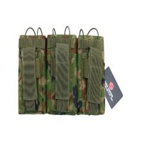 Triple jungle camouflage combat army molle maganize mag pouch military pouch for AK M4 of ABXX01