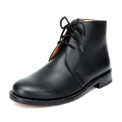 Genuine leather outsole official boots for men officer leather shoes ankle boots for men LS05
