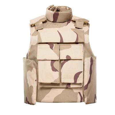 Desert Camouflage bulletproof vest Body armor Neck and Shoulder protection ballistic jacket of BVXX-13