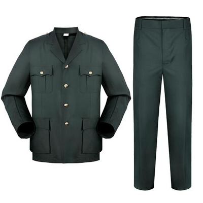 Military Olive Green woolen material men's officer uniform