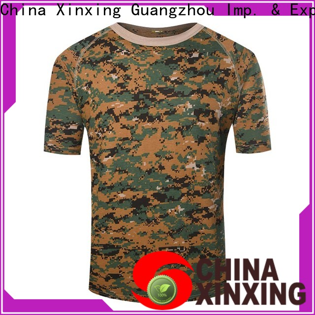 XinXing army t shirt manufacturer for sale