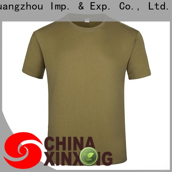 XinXing army t shirt awarded supplier for wholesale