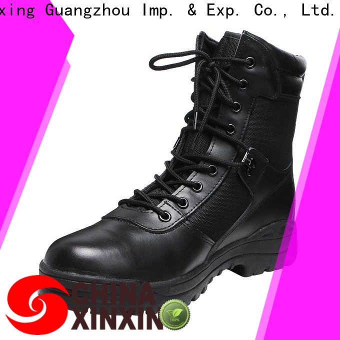 XinXing waterproof tactical boots manufacturer for soldier