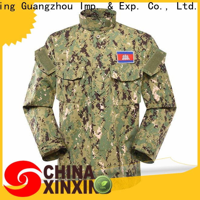 XinXing wool camo military jacket trader for police