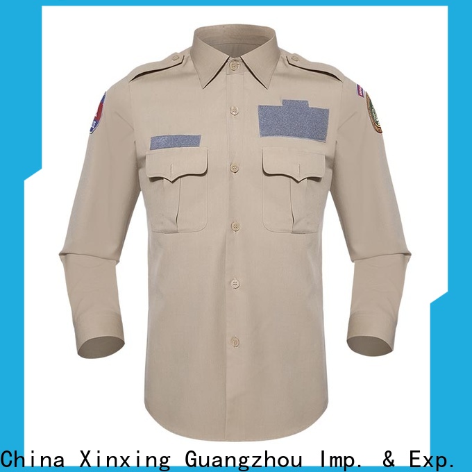 XinXing pvc army suit manufacturer for police