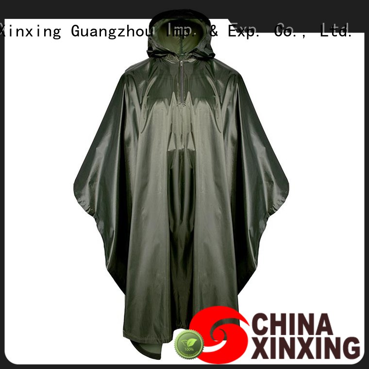 XinXing 100% quality poncho raincoat manufacturer for police