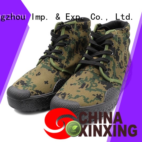 XinXing cheap canvas shoes trader for soldier