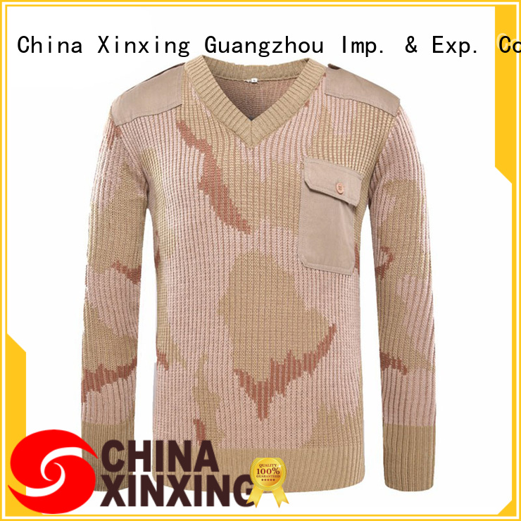 XinXing knitted military officer uniform supplier for soldiers