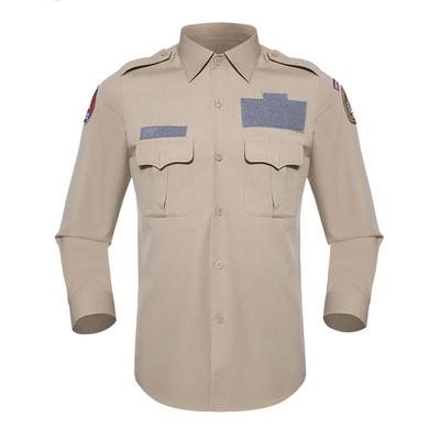 Official Shirt Khaki TR 250 GSM for Cambodian Immigration Deparment OSXX01
