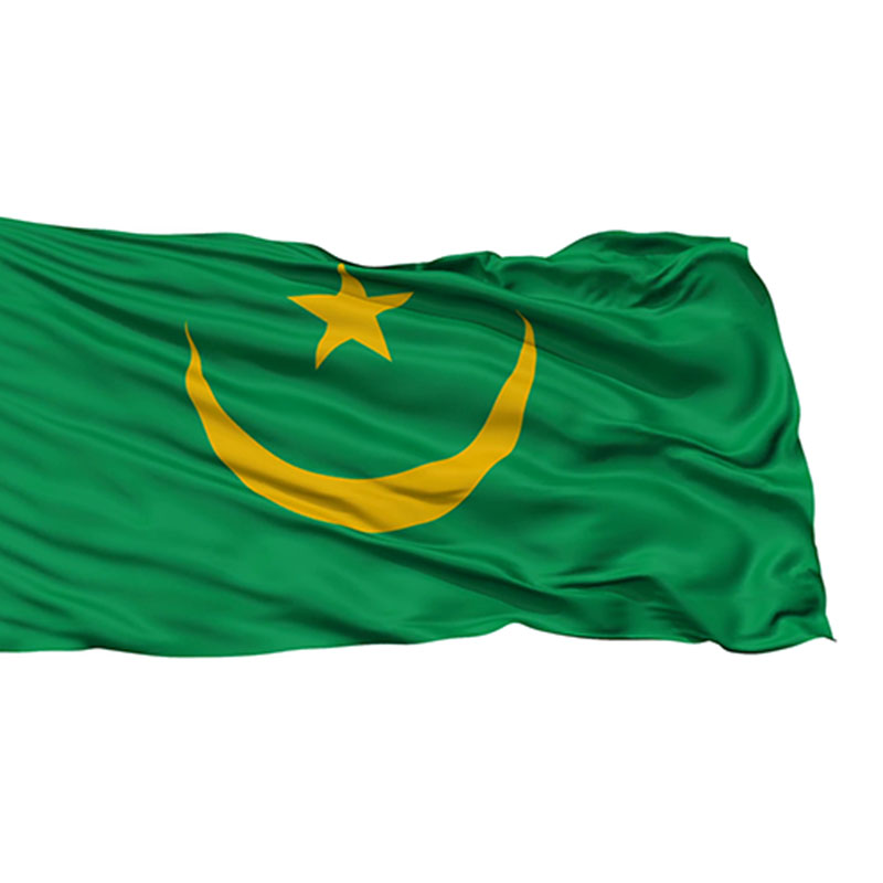 National flag+ Mauritania