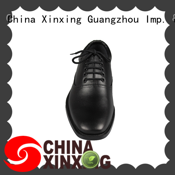 black army combat boots rubber outsole for officers XinXing