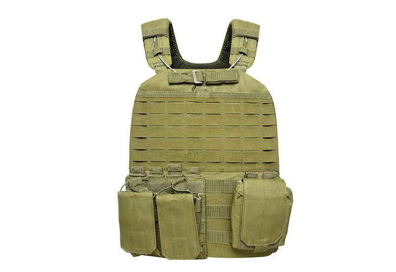 Tactical Vest 600D Polyester Oxford Olive Green Yemen Army GXTV-01-1