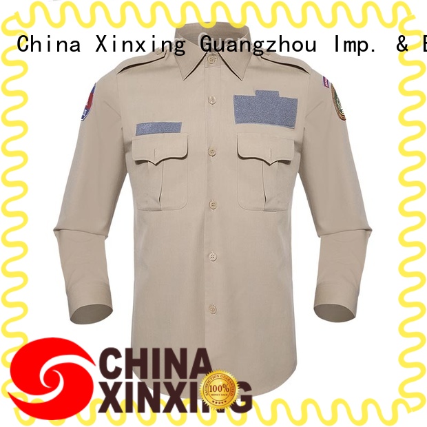 XinXing khaki army acu uniform factory for police