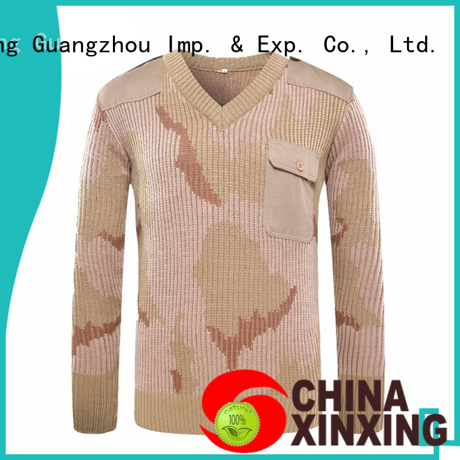 XinXing khaki military apparel manufacturer for wholesale