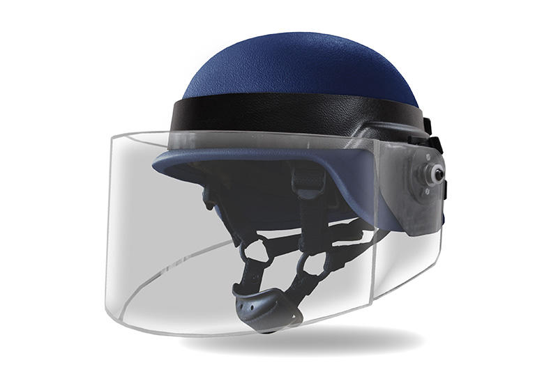 NIJ LEVEL III-A HELMET BALLISTIC VISOR BULLETPROOF GLASS MASK-1