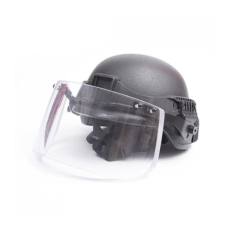 NIJ LEVEL III-A HELMET BALLISTIC VISOR BULLETPROOF GLASS MASK-2