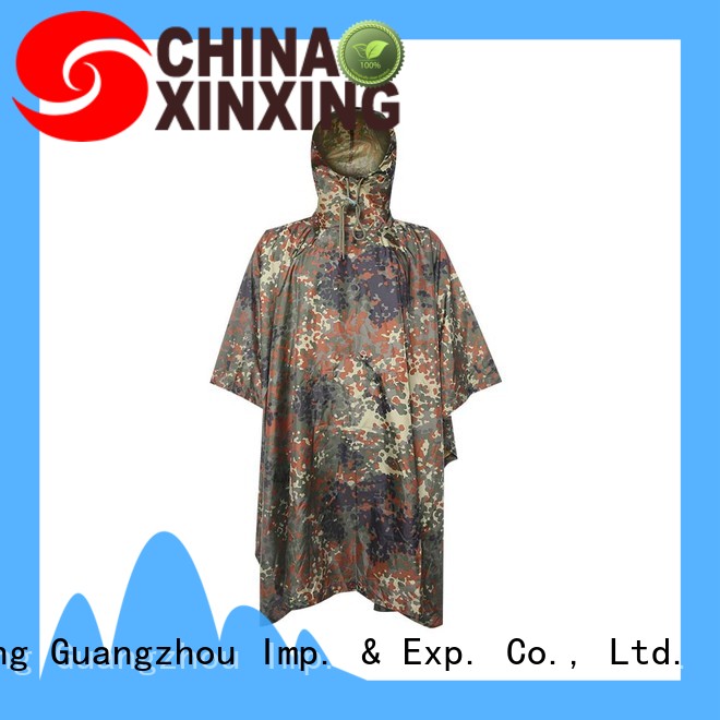 XinXing 100% quality poncho raincoat factory for police