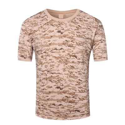Military digital desert camo color daily wearing OEM knited T shirt