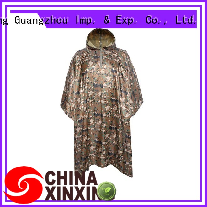 XinXing top quality rain poncho trader for police