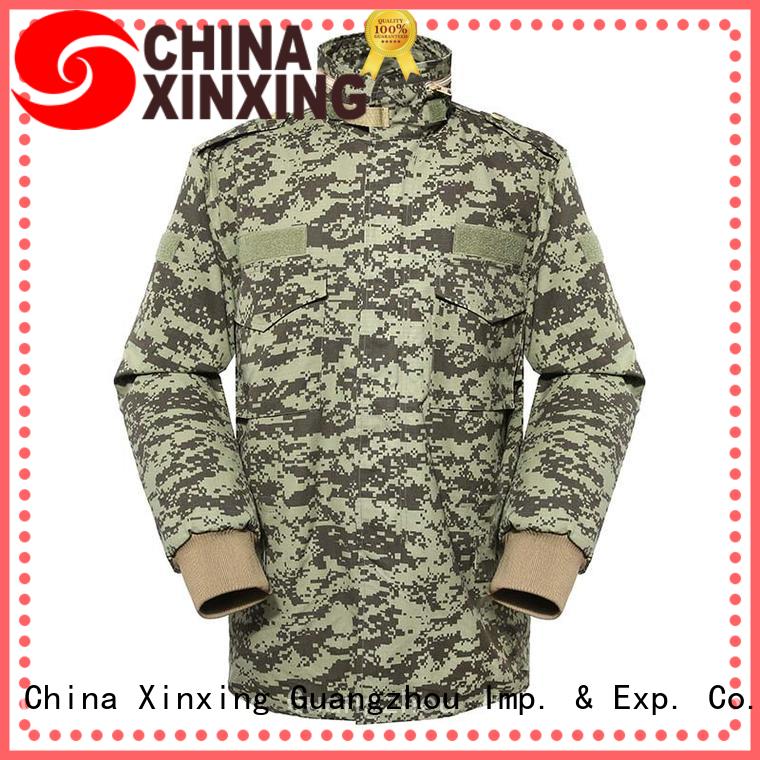 XinXing army style jacket factory for police