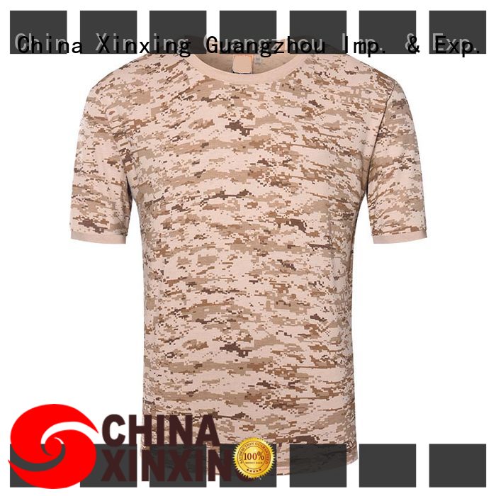 XinXing army t shirt factory for sale