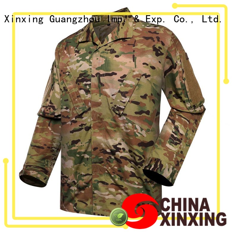 XinXing breathable army dress uniform supplier for war industry